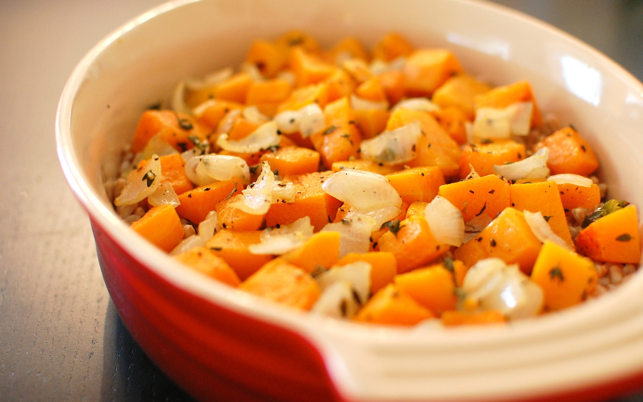 make to casserole how Casserole Cook butternut  Farro squash Smarts   and Squash Butternut