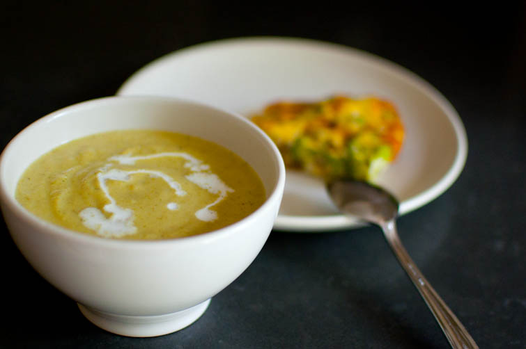 Recipe for Pureed Broccoli and Celeriac Soup | Ingredient Spotlight