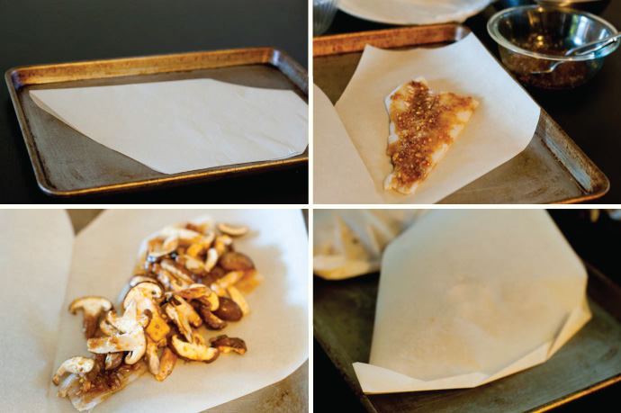 Steps to making fish en papillote | Cook Smarts by Jess Dang Steps to making fish en papillote | Cook Smarts by Jess Dang