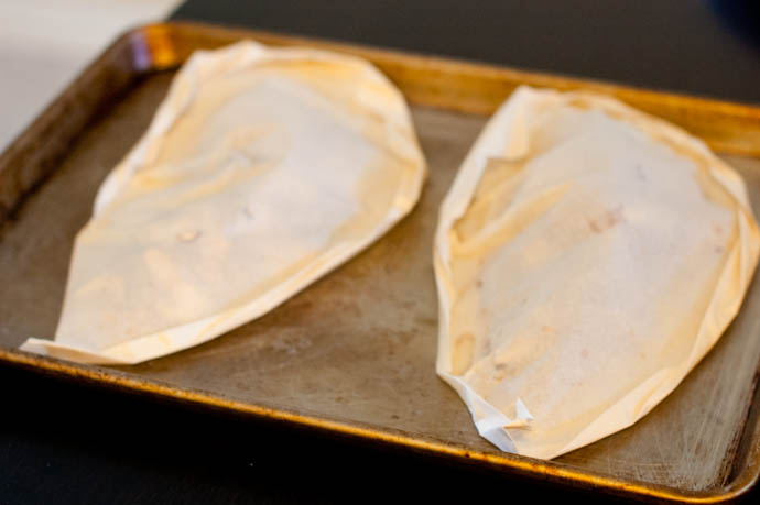 Fish en papillote ready to go in oven | Cook Smarts by Jess Dang Fish en papillote ready to go in oven | Cook Smarts by Jess Dang