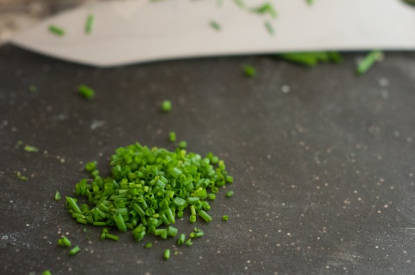 Chopped chives Chopped chives