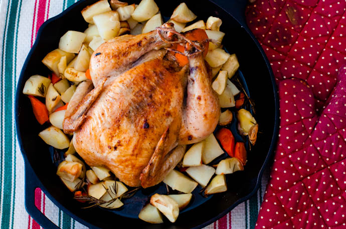 Orange and Rosemary Skillet Roast Chicken by Cook Smarts