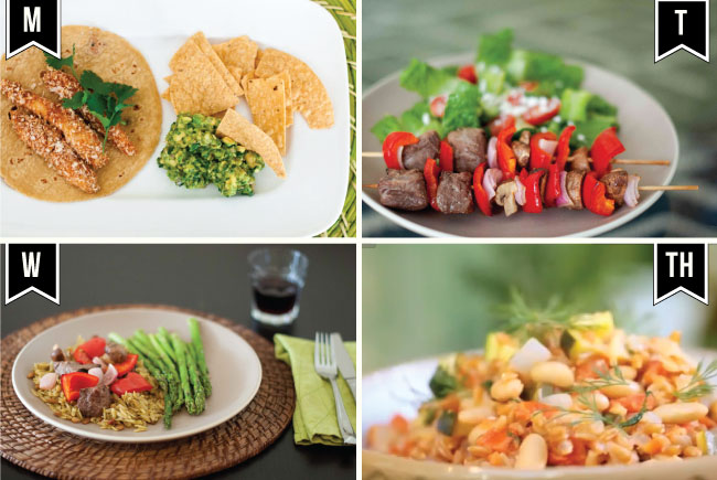 Weekly Eats Meal Plans Menu | 12/10/12 to 12/14/12