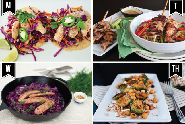 Weekly Eats Meal Planning Service Menu 1/28/13