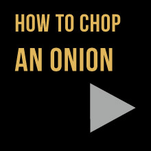How to chop an onion video