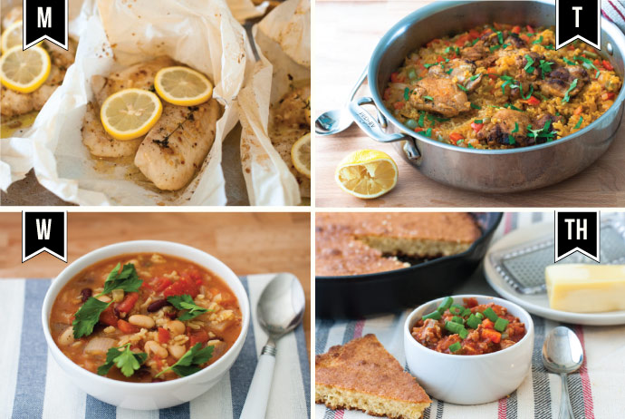 Cook Smarts Weekly Meal Plans Menu 4/08/13