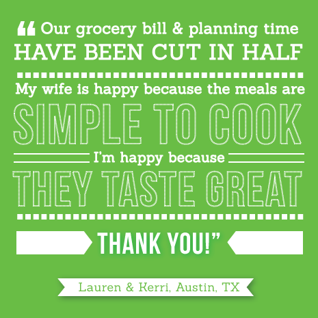 Cook Smarts Meal Plan testimony from Lauren