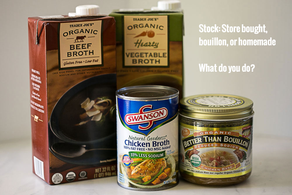 Homemade vs. Store Bought Chicken Stock. What do you do? Cook Smarts