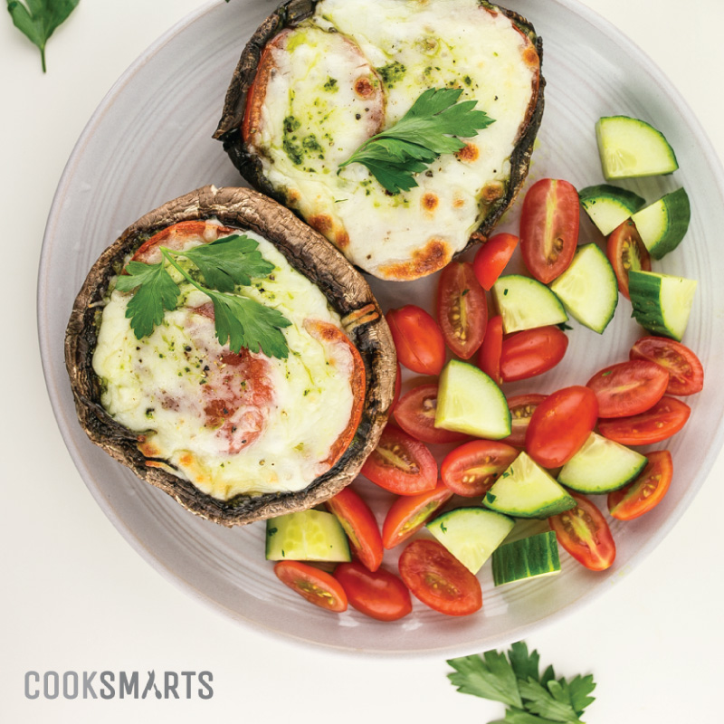 Portobello Pesto Pizzas Cook Smarts