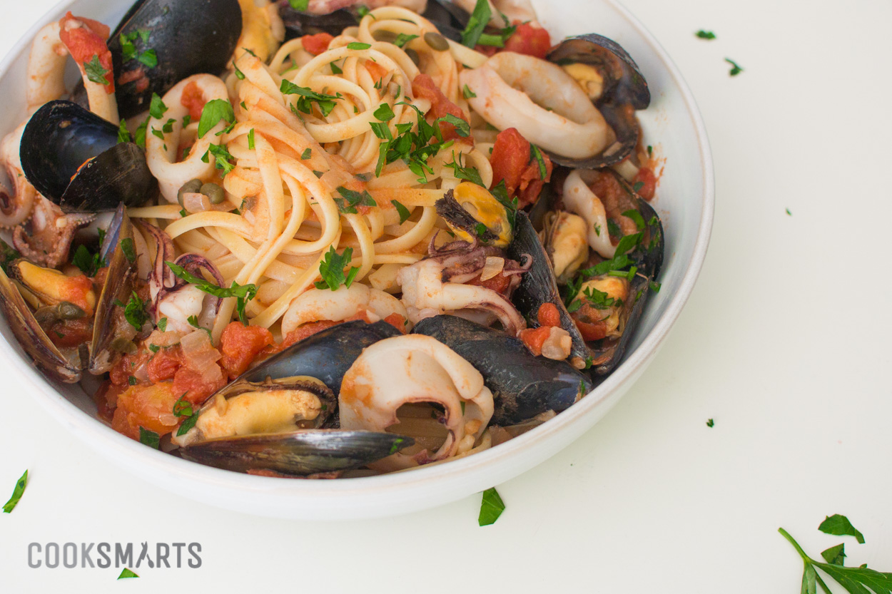 Italian Seafood Pasta | Cook Smarts Recipe