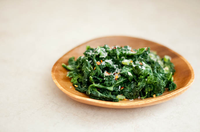 Coconut Kale Side Dish | Cook Smarts by Jess Dang