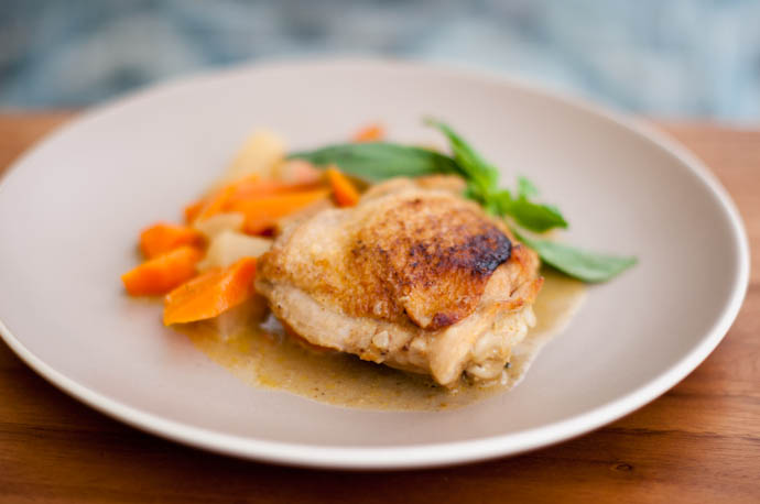 Yellow Curry Chicken with Carrots and Turnips 2 | Cook Smarts by Jess Dang