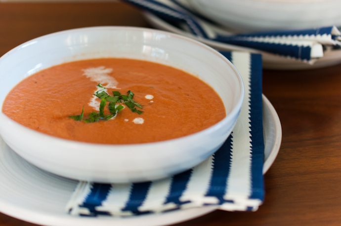 Creamy Tomato Soup with Sundried Tomatoes