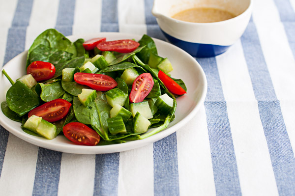 Indian-spiced cumin salad dressing vinaigrette