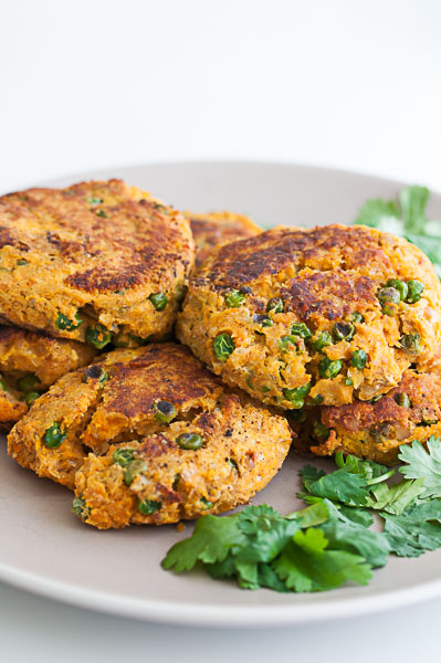 Sweet Potato and Chickpea Vegetarian Patties