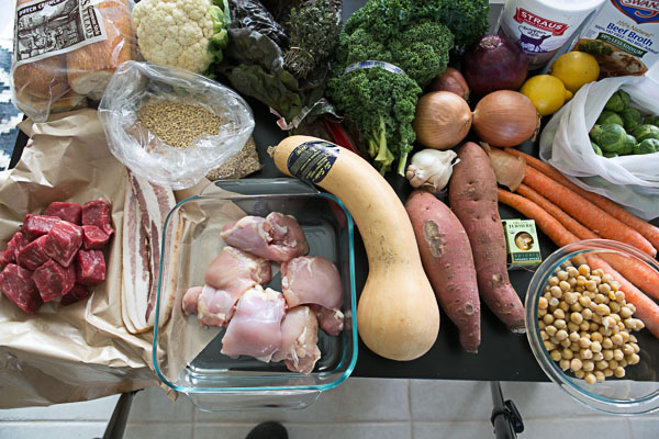 Our grocery shopping bounty Our grocery shopping bounty