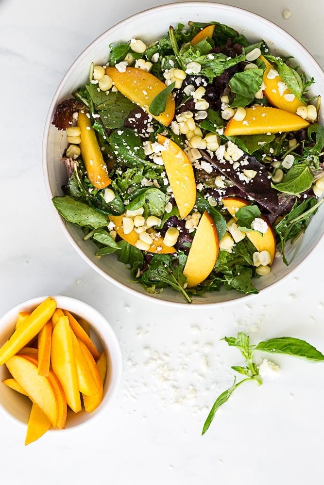 Peach and Corn Salad Recipe