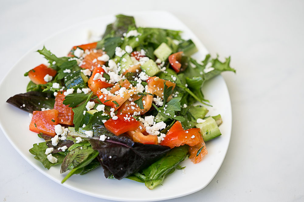 Greek Salad with Herbs