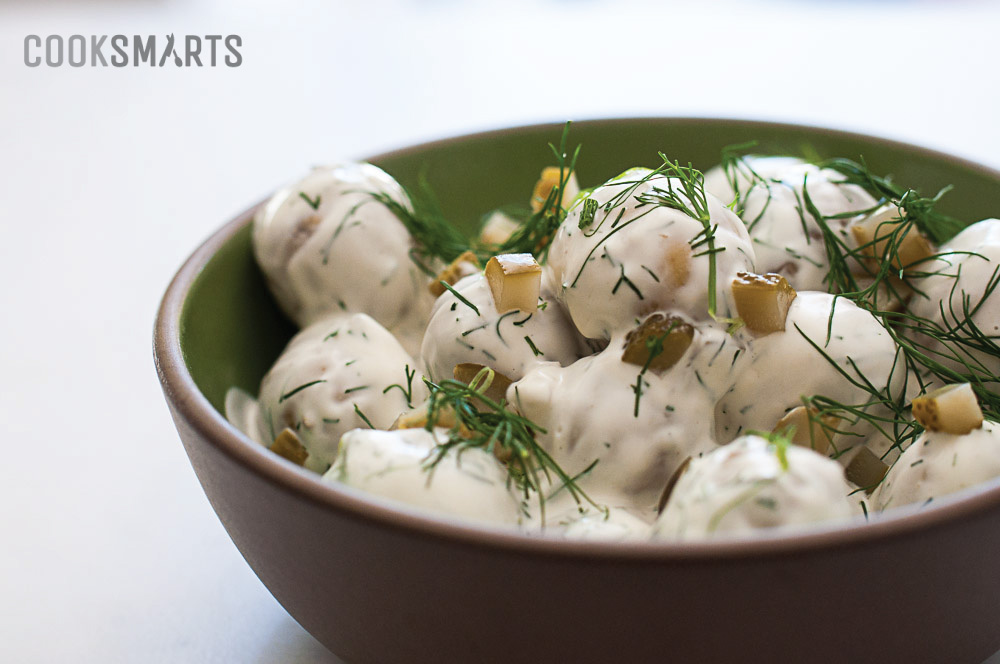 Potato Salad with Greek Yogurt Dressing #recipe via @CookSmarts