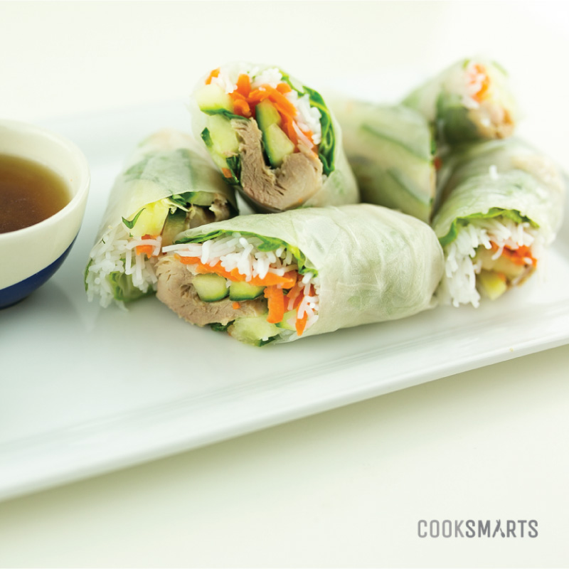 Asian Summer Rolls Cook Smarts