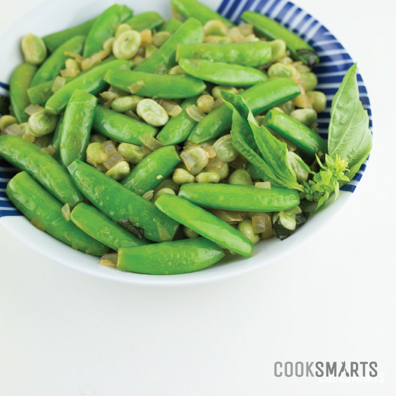 Sauteed Peas and Beans Cook Smarts