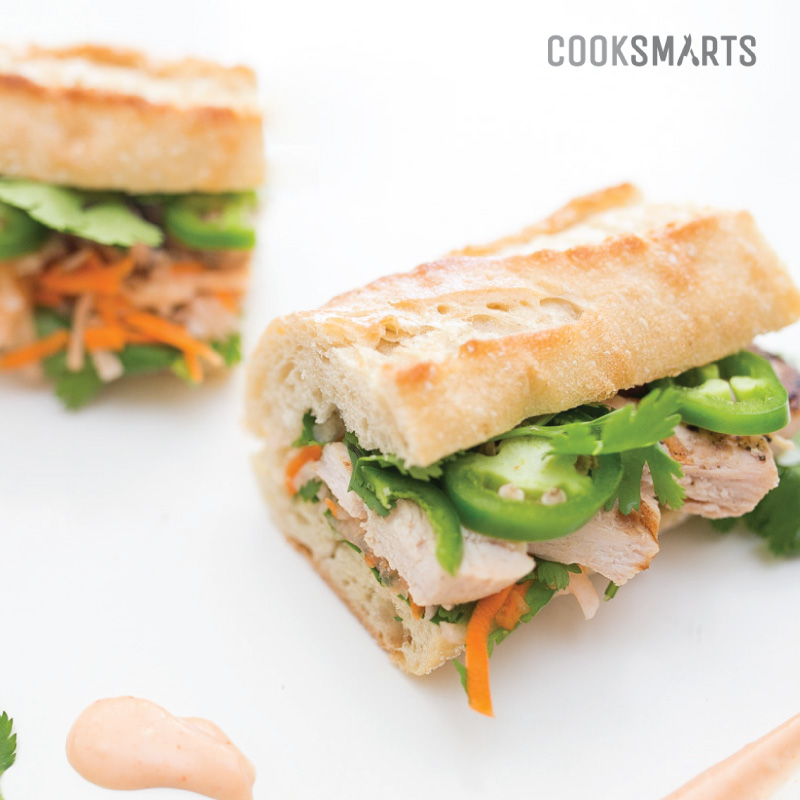 Chicken Banh Mi Cook Smarts