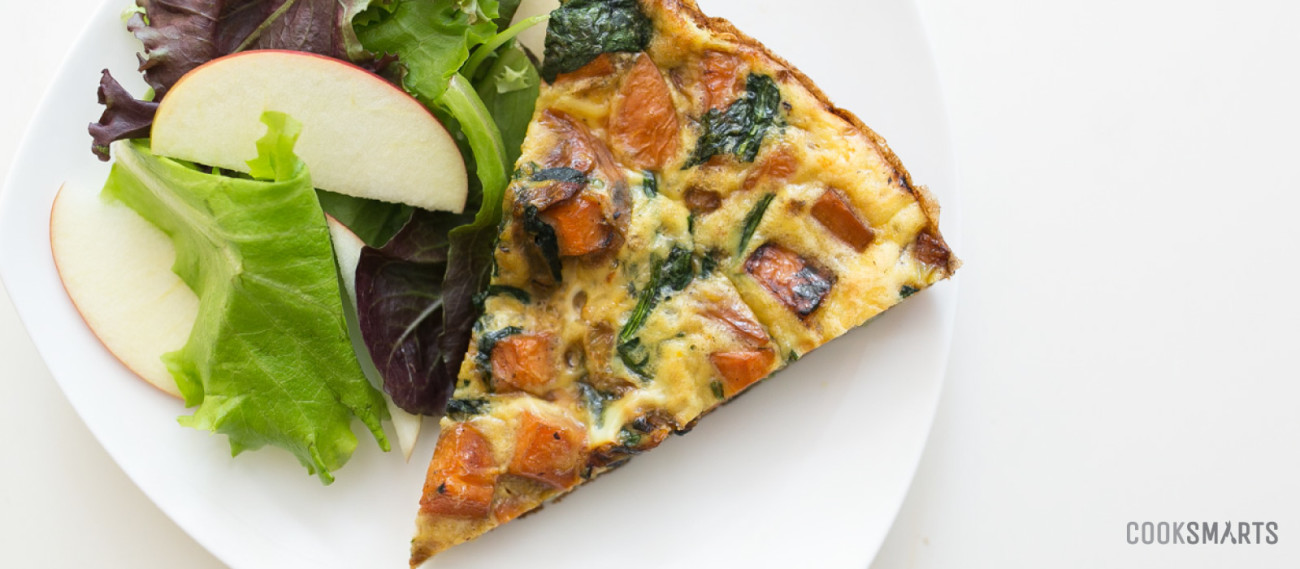 Sweet Potato and Spinach Frittata Cook Smarts Recipe