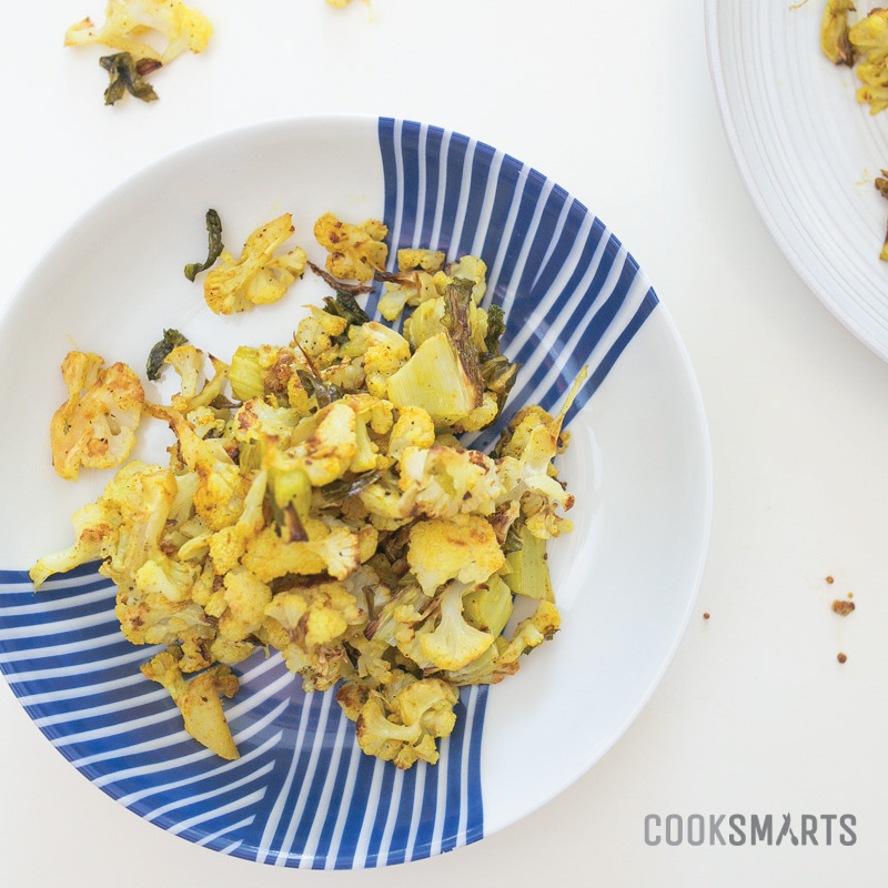 IndianSpiced Roasted Cauliflower Cook Smarts Recipe