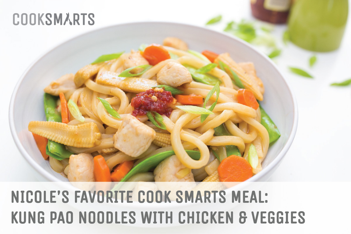 Nicole's favorite @CookSmarts meal: Kung Pao Noodles with Chicken