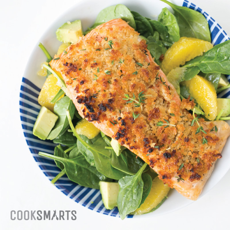 MapleThyme Panko Salmon Cook Smarts Recipe