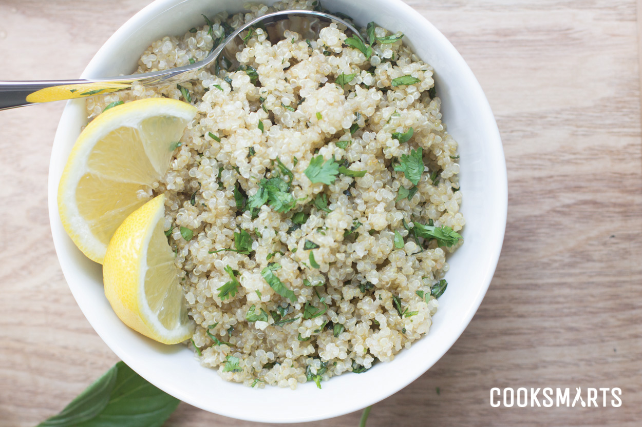 Lemon-Herb Quinoa | Side Dish #recipe via @CookSmarts
