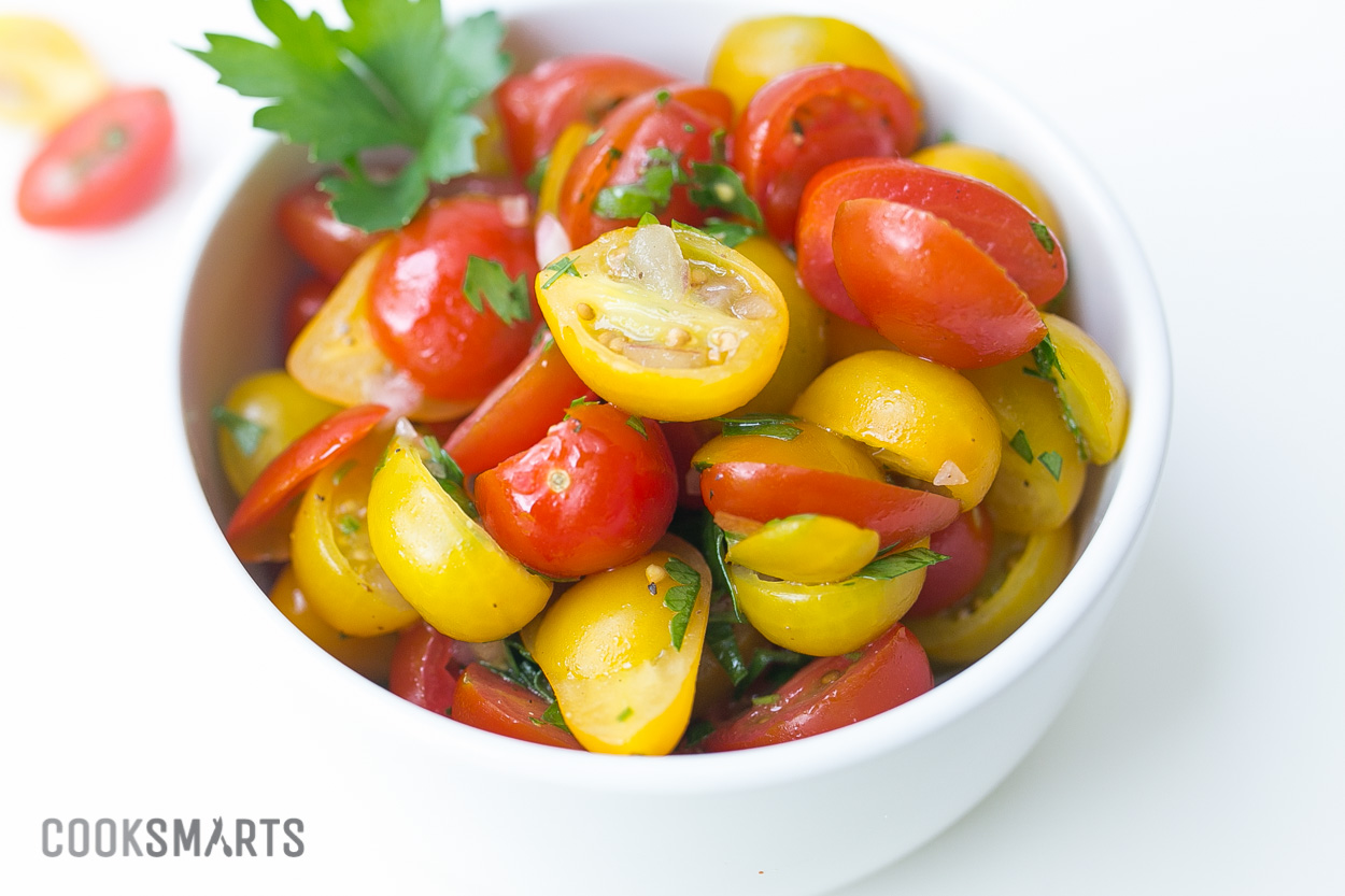 Tomato and Shallot Salad | Side Dish #recipe via @CookSmarts