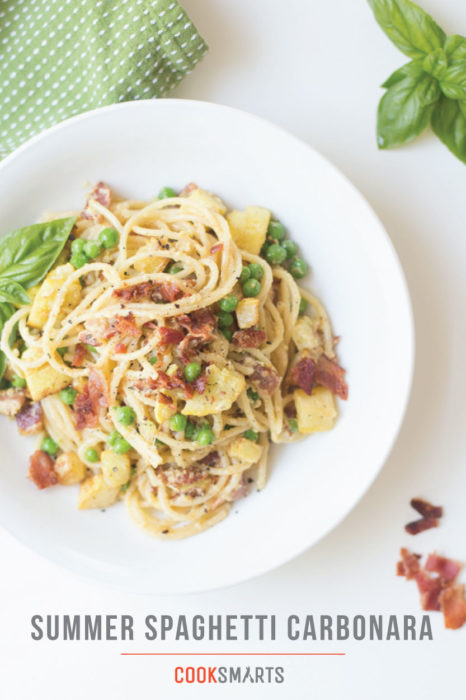 Weeknight Meal: Spaghetti Carbonara #recipe via @cooksmarts