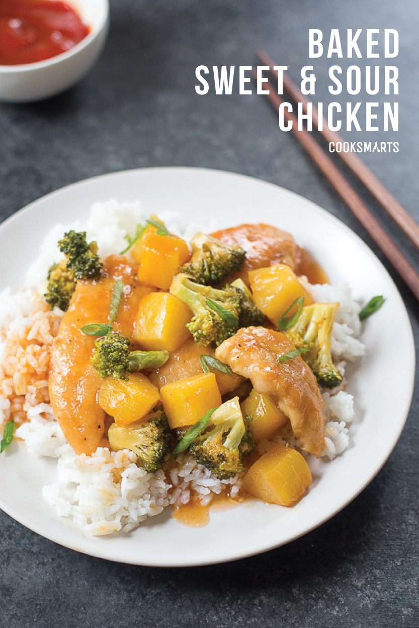 Weeknight Recipe: Baked Sweet and Sour Chicken via @cooksmarts