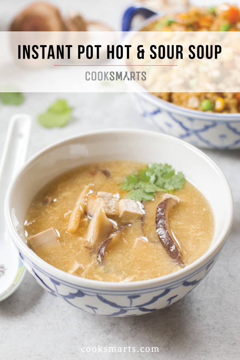 Easy Hot and Sour Soup Instant Pot Recipe via @cooksmarts