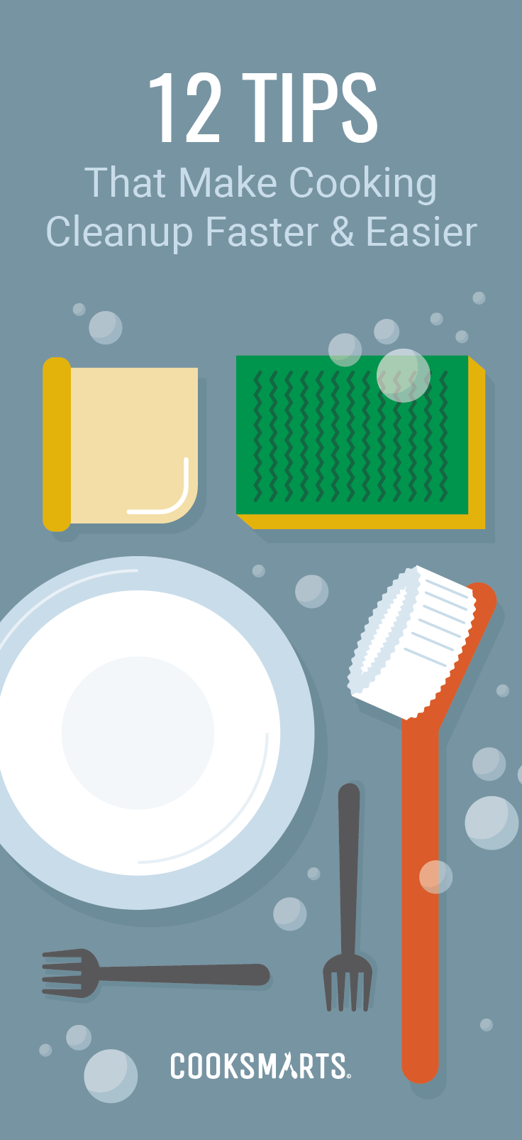 12 Tips That Make Cooking Cleanup Faster & Easier via @cooksmarts
