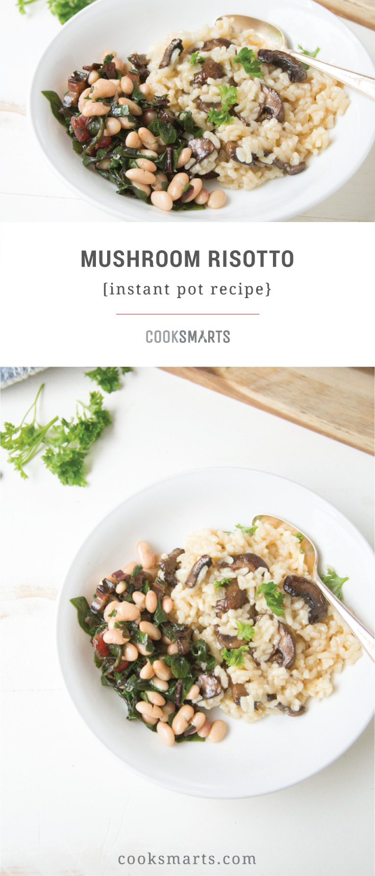 Instant Pot Mushroom Risotto Recipe | Cook Smarts