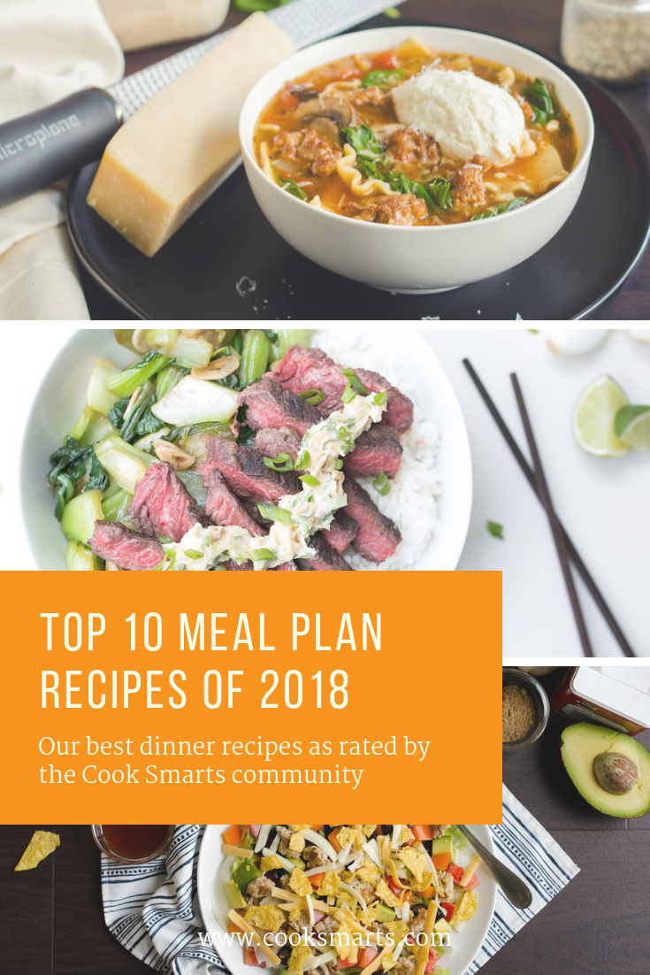 Cook Smarts Top 10 Meal Plan Recipes of 2018