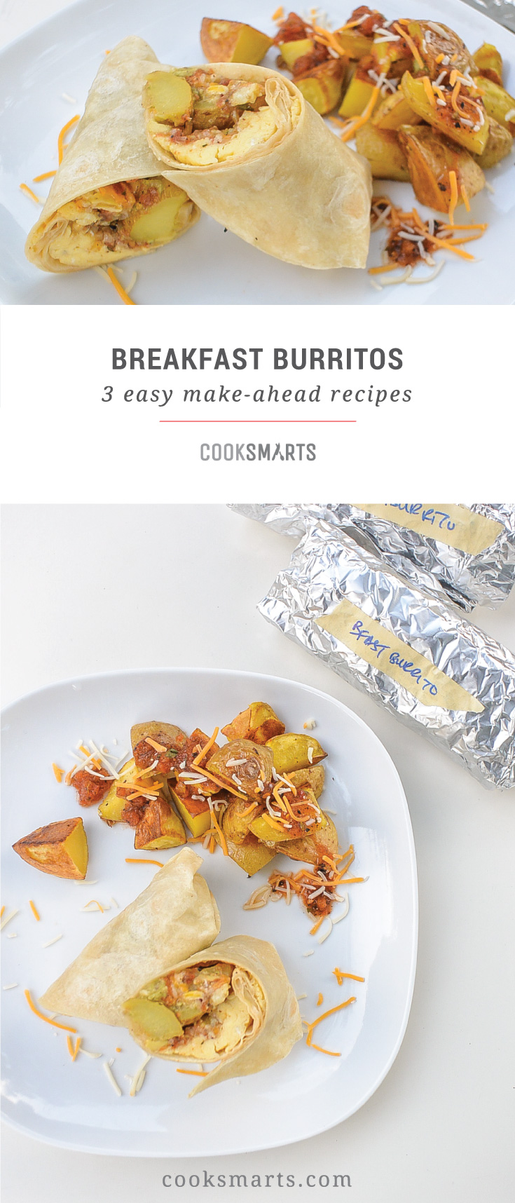 3 Delicious Make-Ahead Breakfast Burritos | Cook Smarts