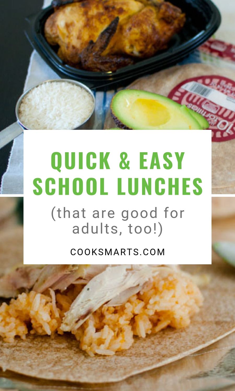 Chicken & Rice Burrito + More School Lunch Ideas | Cook Smarts