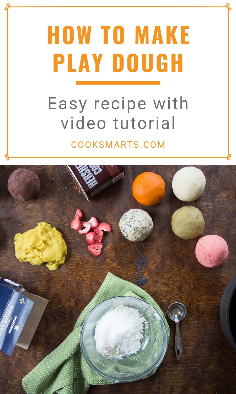 How to Make Homemade Play Dough with Food Ingredients Cook Smarts