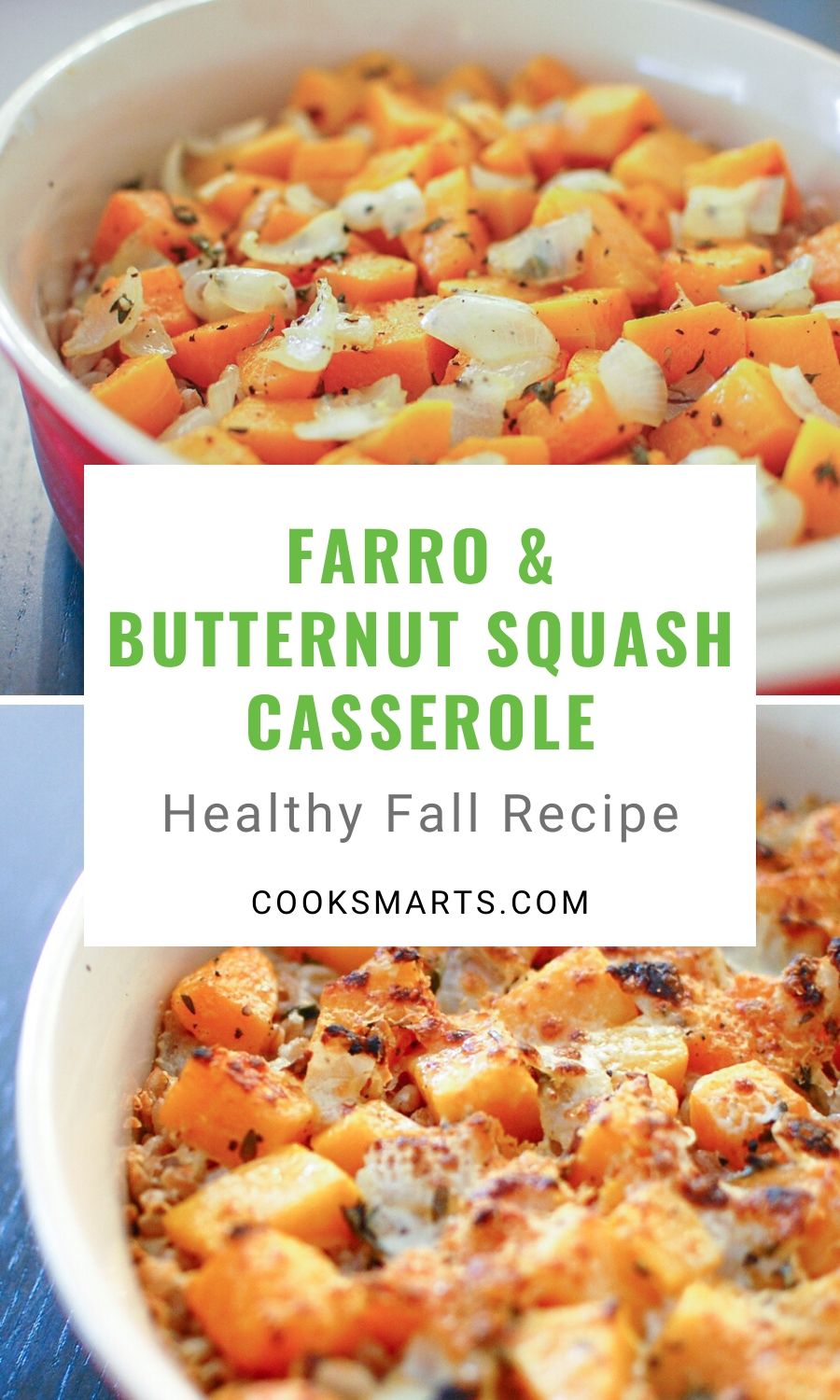 Butternut Squash & Farro Casserole | Cook Smarts