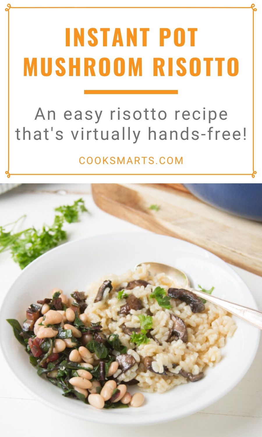 Instant Pot Mushroom Risotto Recipe | Cook Smarts