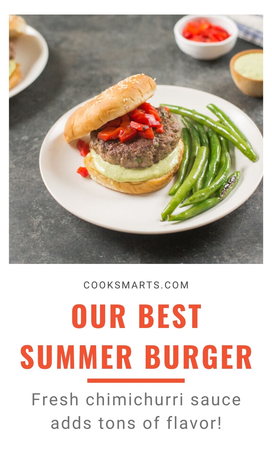 Chimichurri Burger Recipe | Cook Smarts