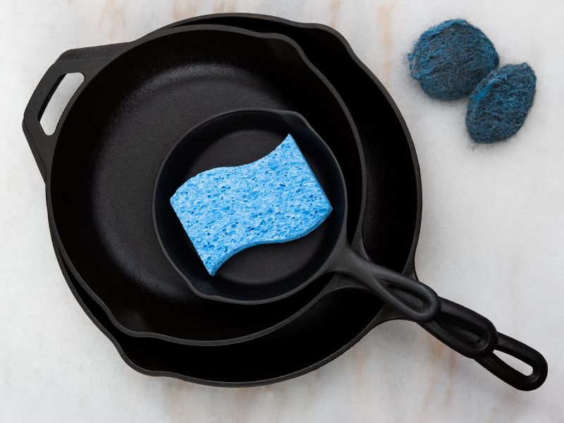 How To Clean A Cast Iron Pan (Without All The Mystery!) - Once Upon a Chef